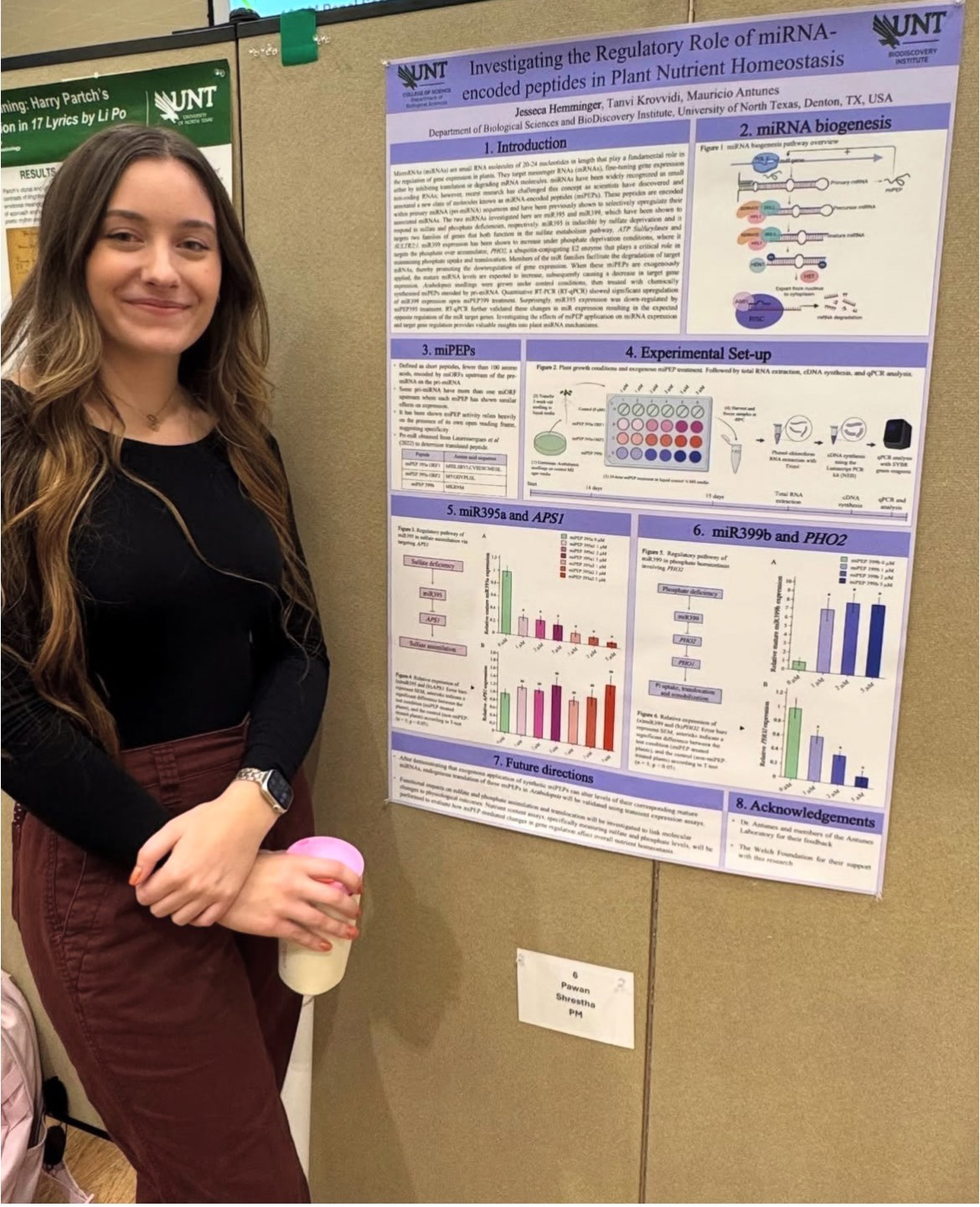 Jesseca UNT Research Day poster