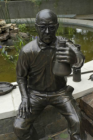 J.K.G. Silvey statue